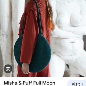 NWT- Misha & Puff gorgeous full moon crochet bag